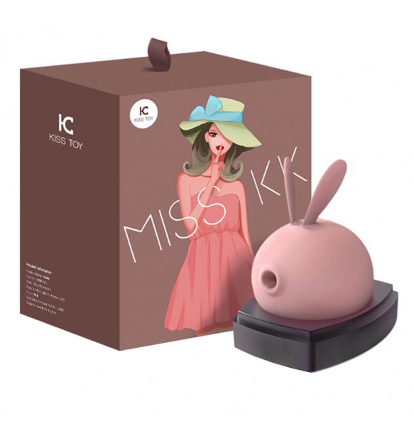 KIS TOY - Miss KK Cute Rabbit Sucking Vibrator (Chargeable - Pink)